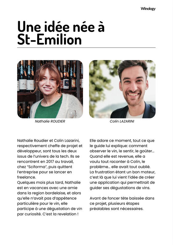 Une idée née à St Emilion